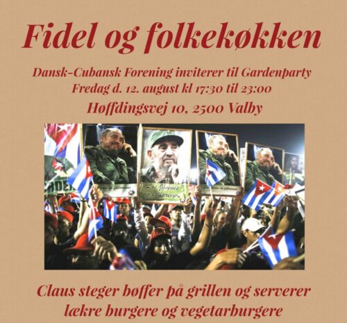 Cubansk Gardenparty: Fidel og Folkekøkken @ Casa L/Valby Kulturcenter