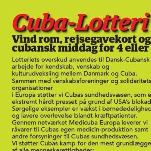 20 lodsedler i Cuba-lotteriet