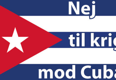 Cykeldemonstration: Nej til krig mod Cuba