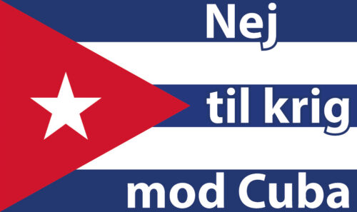 Cykeldemo: Nej til krig mod Cuba @ Enghave Plads, Kbh. V